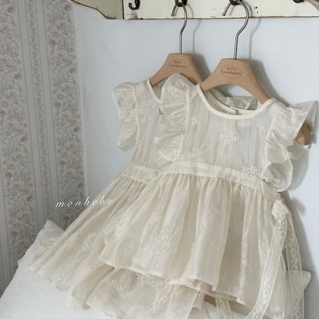 [予約] Lily Layered Dress (Baby) / Monbebe