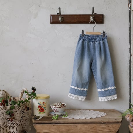 [予約] Ail denim Pants/ Puella FLO