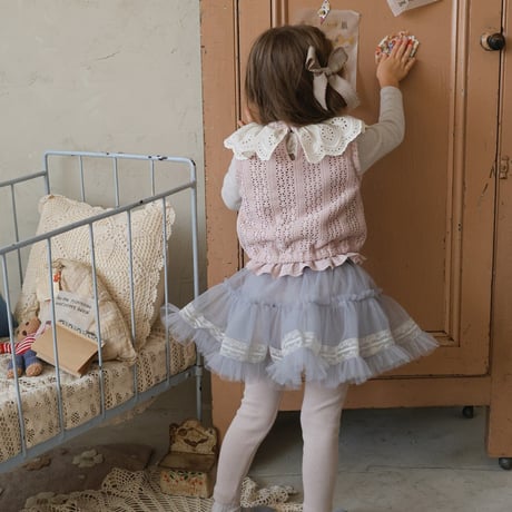 [予約] Tiffany tulle skirt leggings/  Puella FLO