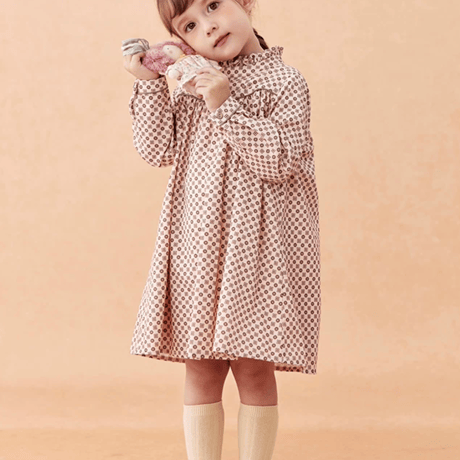 [予約] Petite Dot Ruffle Dress