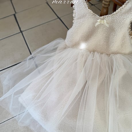 [予約] Mongle Dress/ marron