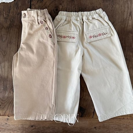 [予約] Melrose Chino Pants/ OREN by Hibyebebe