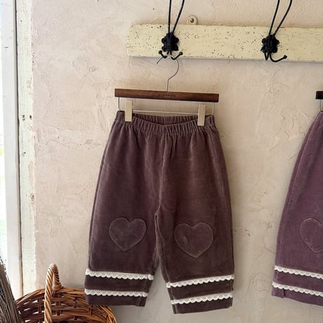 [予約] Heart Pants/ marron