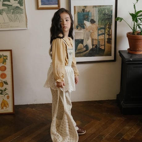 [予約] Olive + Garden Lace Apron/ OREN by Hibyebebe