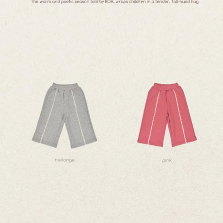 [予約] Pudding Pants/ Roa