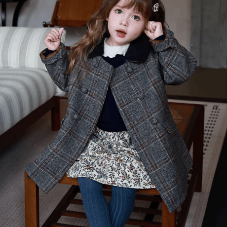 [予約] Heritage Grey Check Coat