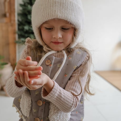 [予約] Bibi quilted vest /  Puella FLO