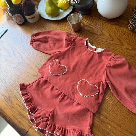 [予約] Heart Set/ marron