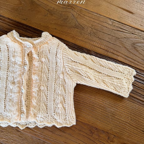 [予約] Elle Knit Cardigan/ marron