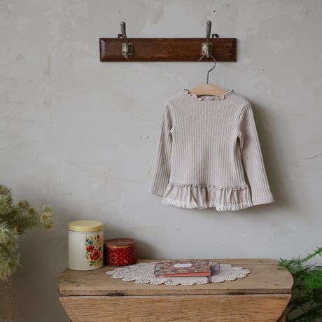 [予約] Bibi Ribbed T-Shirt/ Puella FLO