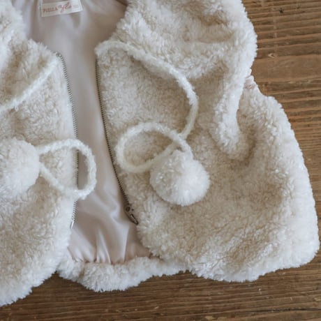 [予約] Elle fur vest/  Puella FLO