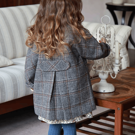 [予約] Heritage Grey Check Coat