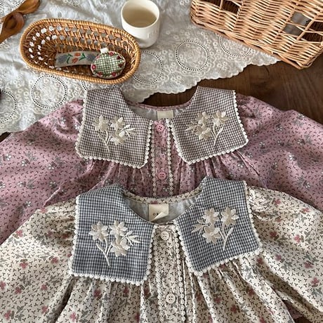[予約] Rosetta Blouse/ OREN by Hibyebebe