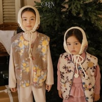[予約] Florette Dumble Fleece Vest/ OREN by Hibyebebe