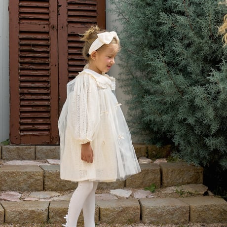 [予約] Anna Dress (brooch not included)/ marron