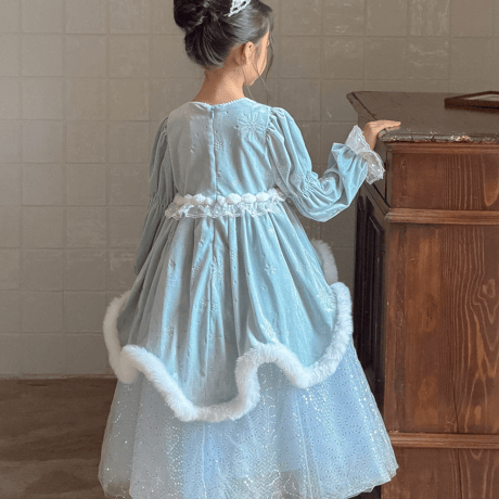 [予約] Frost Symphony Princess Dress(&Cape SET)