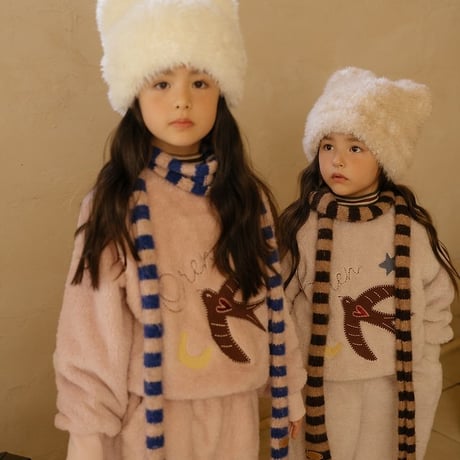 [予約]Cat Faux Fur Beanie/ OREN by Hibyebebe