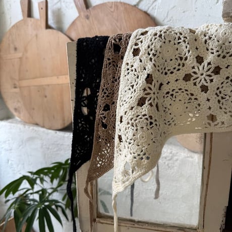 [予約] Maison Crochet Hood (Suitable for Adults)/ OREN by Hibyebebe