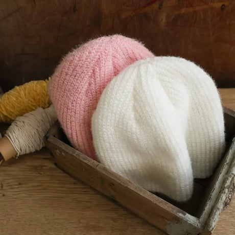 [予約] Cream coco hat/  Puella FLO