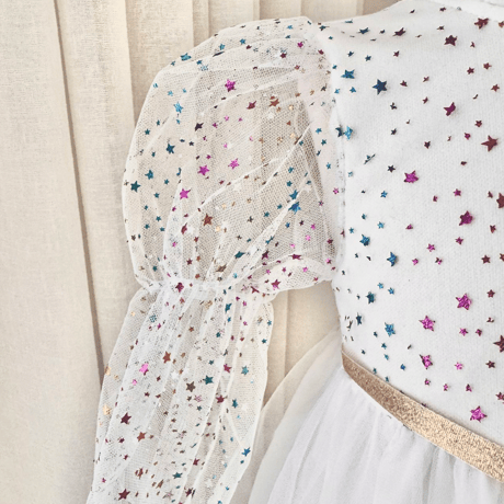 [予約] Little Angel Dress& Headband set (White)/ Mini Recipe