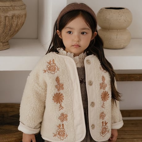 [予約] Lavinia Dumble Fleece Jacket/ OREN by Hibyebebe