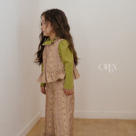 [予約] Groot vest quilted padding Setup/ OREN by Hibyebebe
