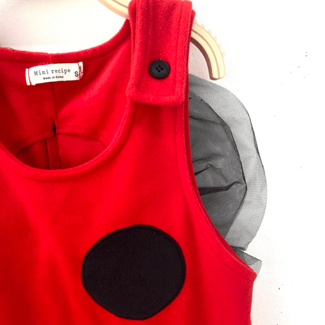 [予約] Ladybug overalls/ Mini Recipe