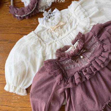 [予約] Nook Dress / marron