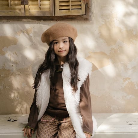 [予約] Wool Beret Kids/ OREN by Hibyebebe