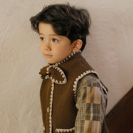 [予約] Moné Melo vest/ OREN by Hibyebebe
