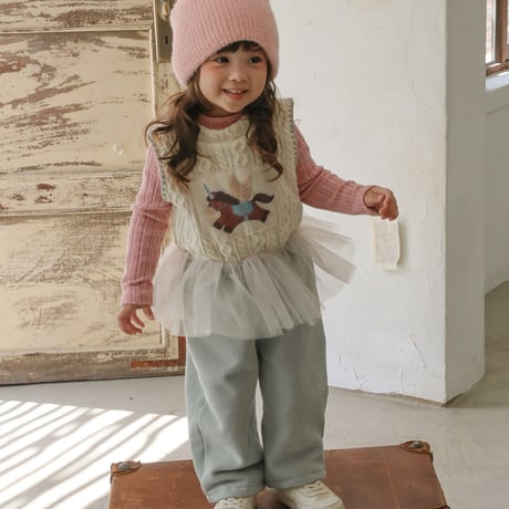 [予約] Pony vest/  Puella FLO
