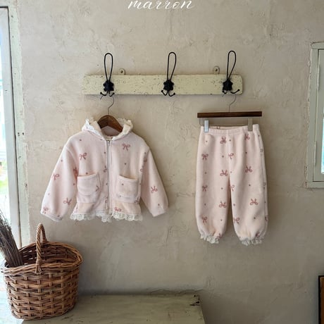 [予約] Ribbon Pants/ marron