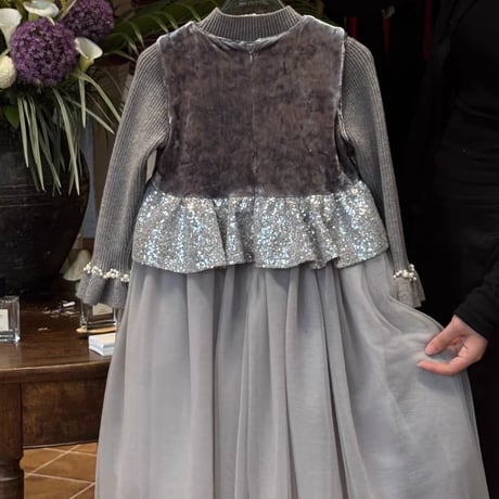 [予約] Starlight Peplum Tulle Dress & T-shirt