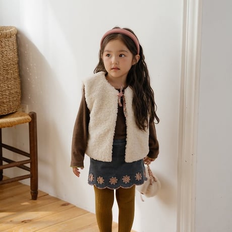 [予約] Marmont Cable Knit Tights/ OREN by Hibyebebe