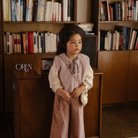 [予約] Lavender Bear Vest (2oz)/ OREN by Hibyebebe