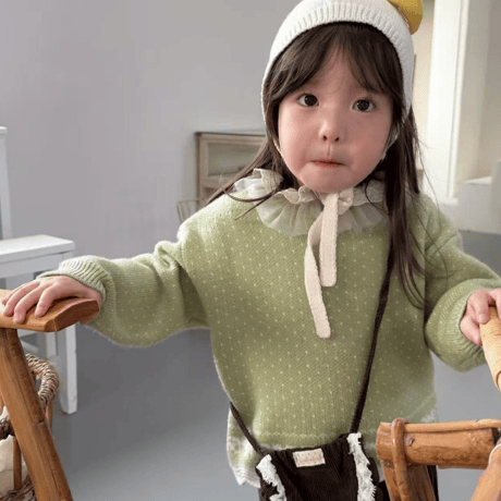 [予約] Olive Snowflake Knit / aiai