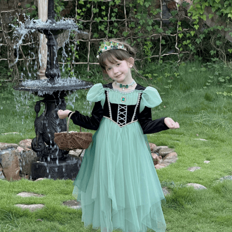 [予約] Evergreen Waltz Princess Dress (&Cape SET)