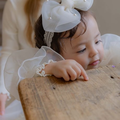 [予約] Marianne Pearl Headband / OREN by Hibyebebe