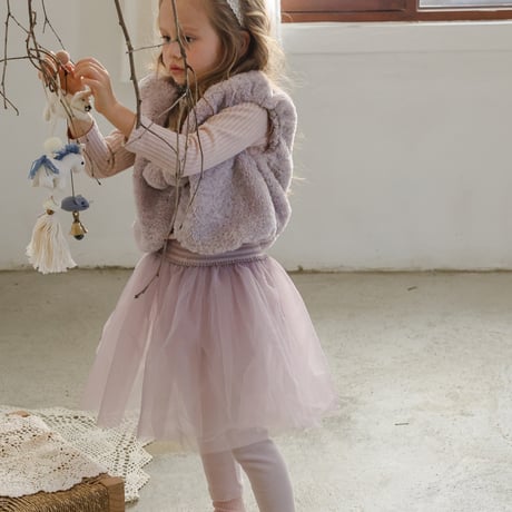 [予約] Moen tulle skirt leggings/ Puella FLO