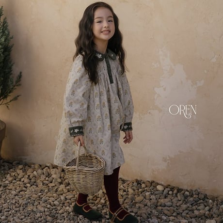 [予約] Camilla Colorblock Dress/ OREN by Hibyebebe