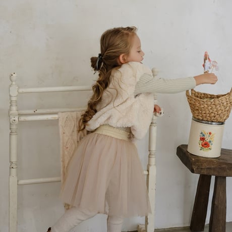 [予約] Moen tulle skirt leggings/ Puella FLO
