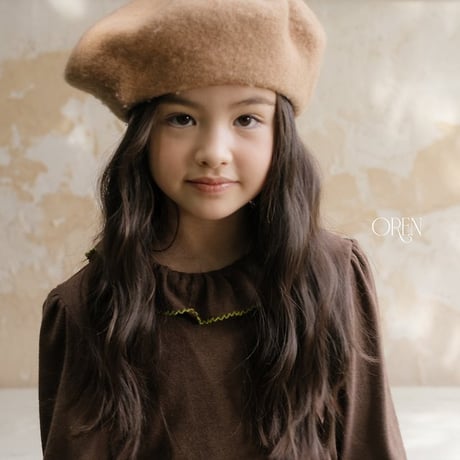 [予約] Wool Beret Kids/ OREN by Hibyebebe