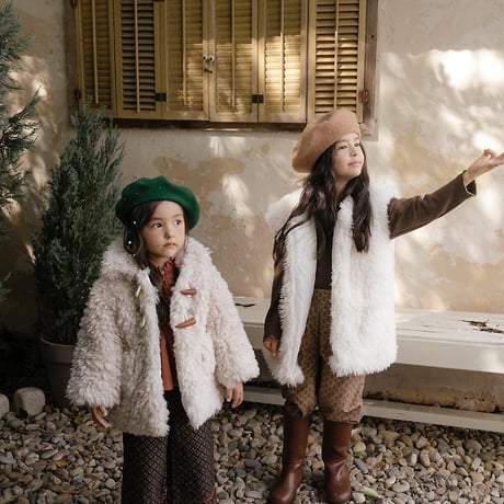 [予約] Bernie Toggle Fur Jacket/ OREN by Hibyebebe