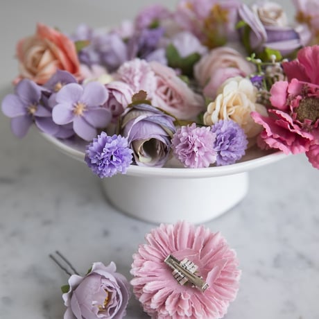 [予約] Lavender Garden Hairpin Set