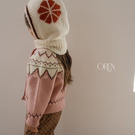 [予約] Clover Balaclava/ OREN by Hibyebebe