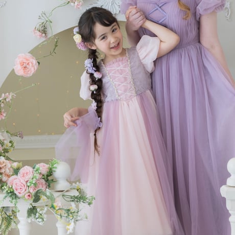 【予約】princess pink forest dress