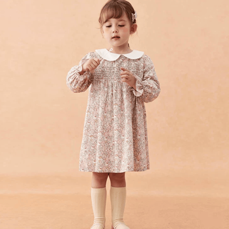 [予約] Petit Garden Smocked Dress