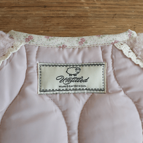 [予約] Noel quilted jumper/ Puella FLO