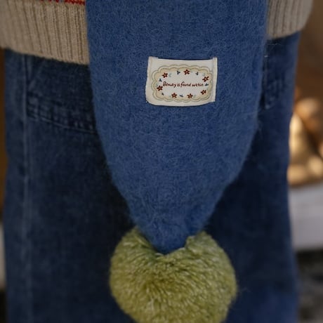 [予約] Merci Pom-Pom muffler/ OREN by Hibyebebe
