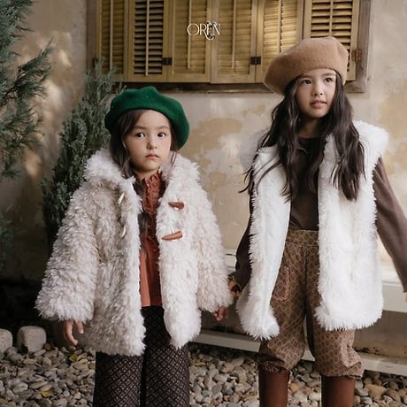 [予約] Bernie Toggle Fur Jacket/ OREN by Hibyebebe